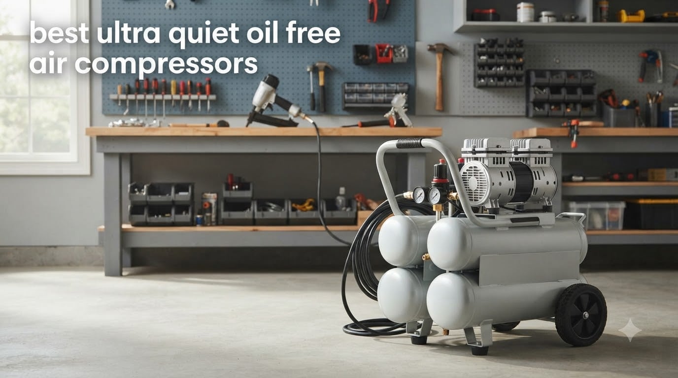 best ultra quiet oil free air compressors