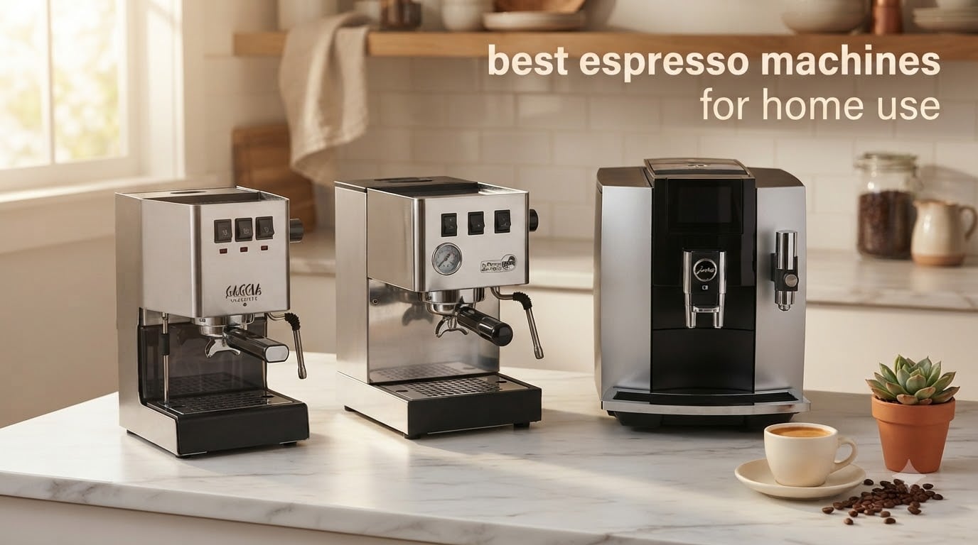 best espresso machines for home use