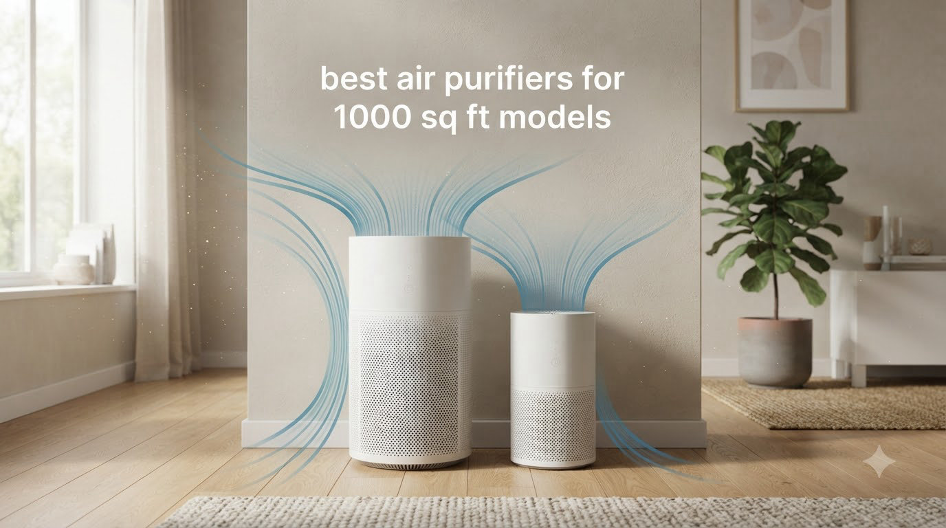 best air purifiers for 1000 sq ft models