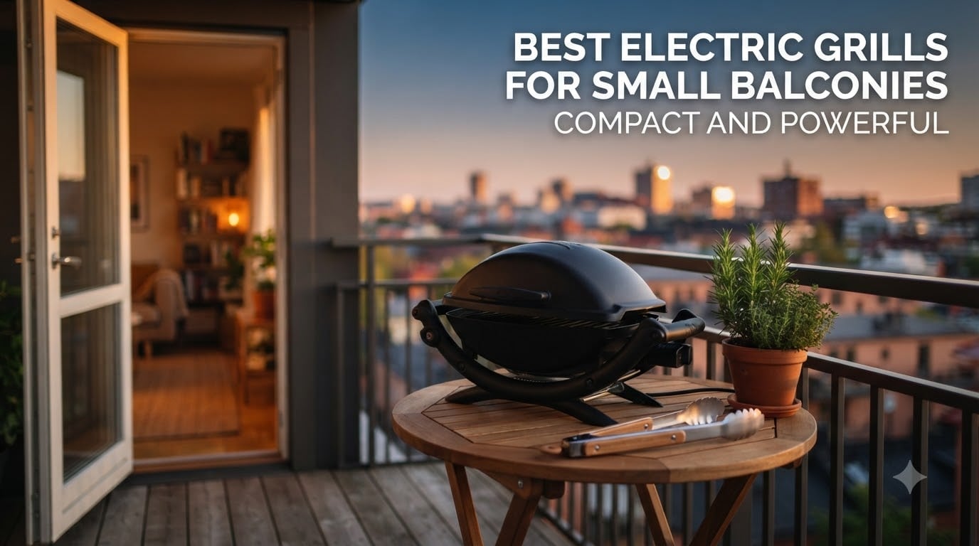 best electric grills for small balconies compact and powerful