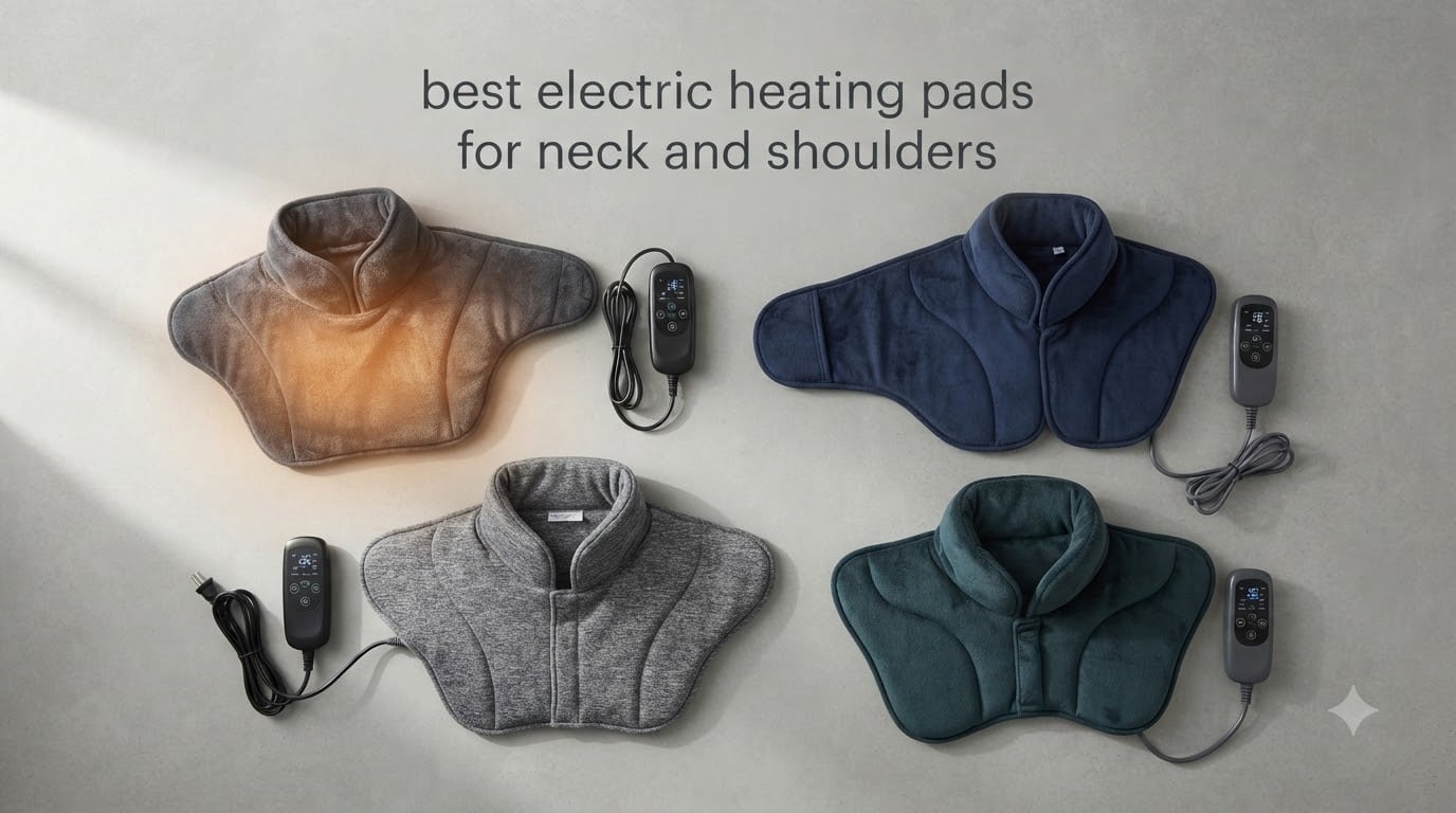 best electric heating pads for neck and shoulders