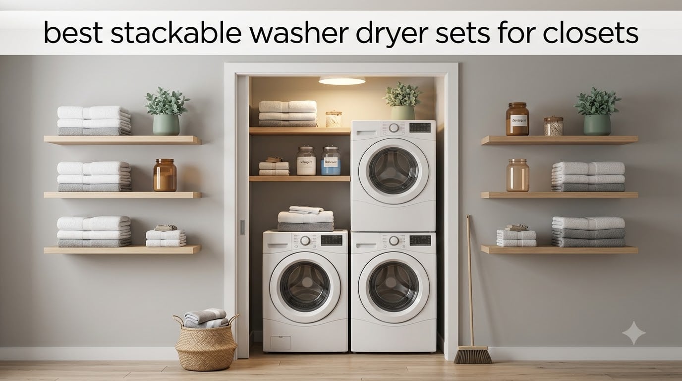 best stackable washer dryer sets for closets