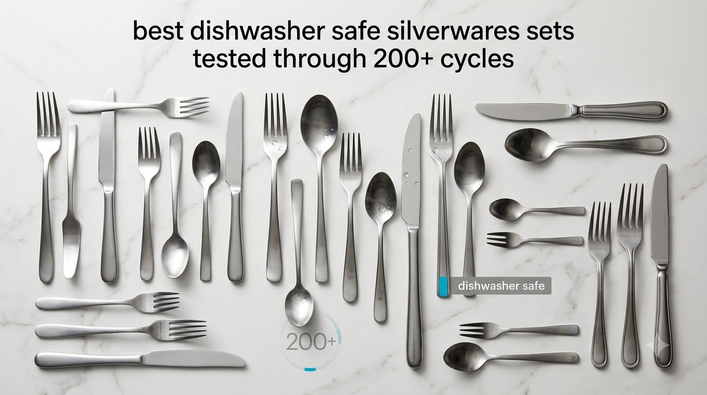 best dishwasher safe silverwares sets tested through 200+ cycles
