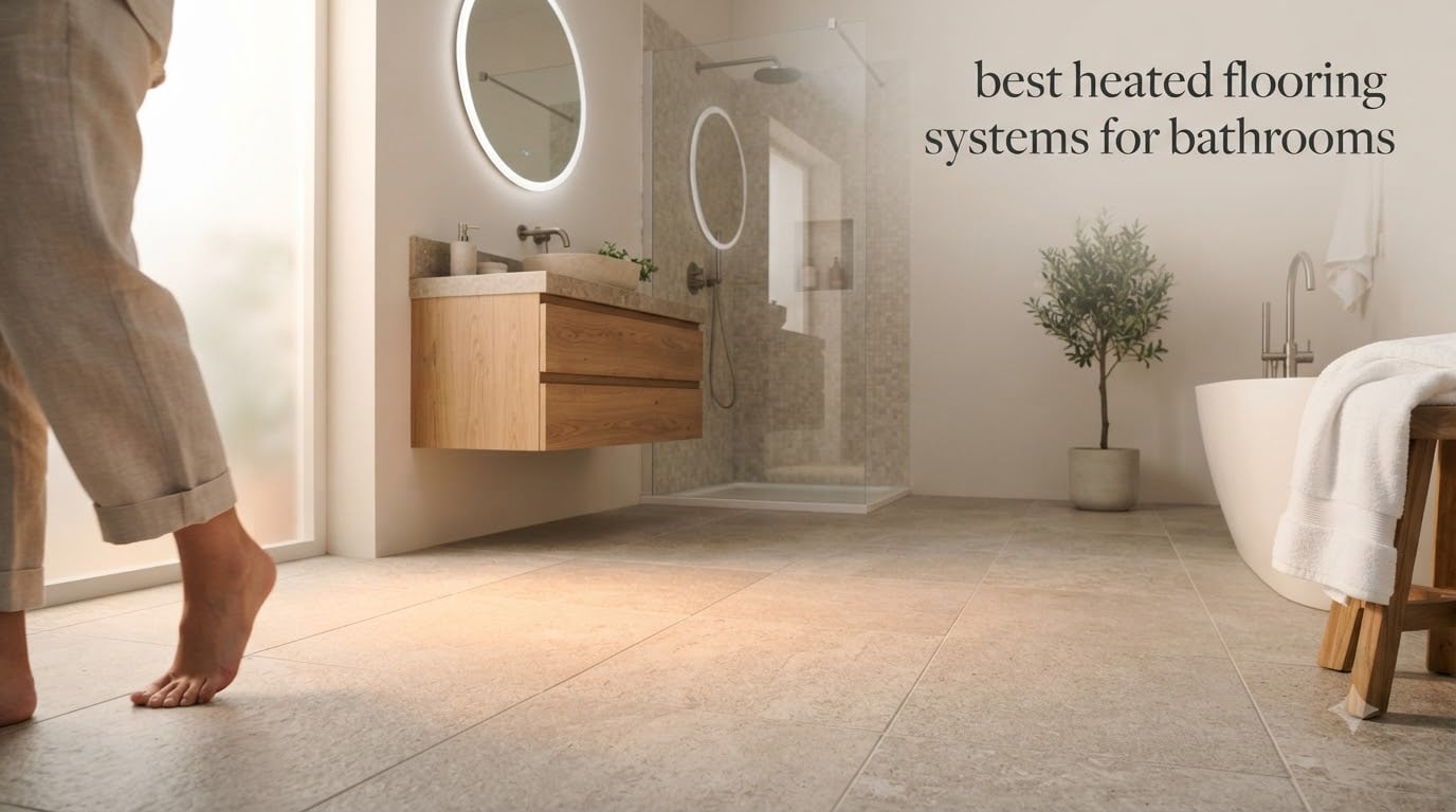 best heated flooring systems for bathrooms