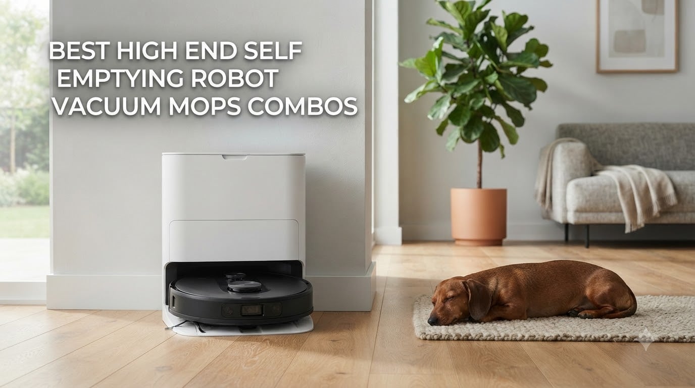 best high end self emptying robot vacuum mops combos