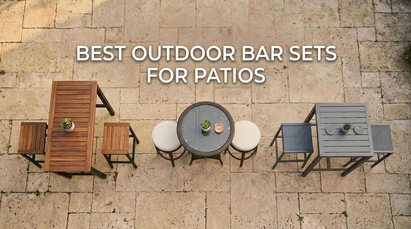 best outdoor bar sets for patios