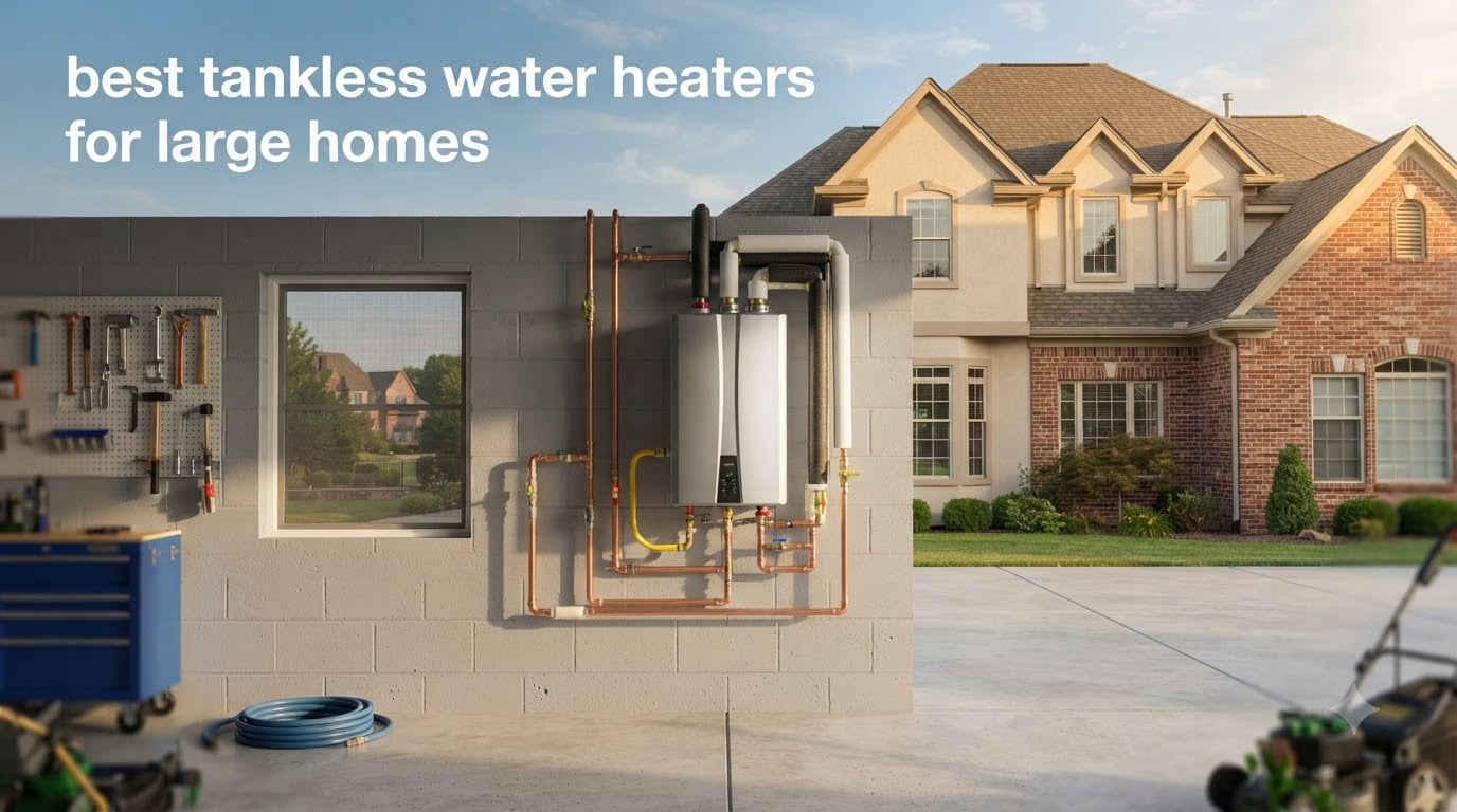 best tankless water heaters for large homes