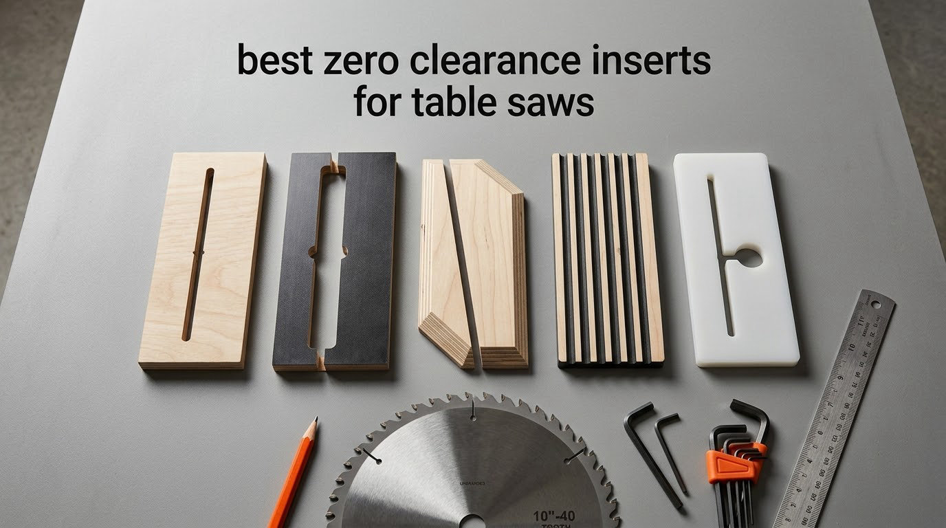 best zero clearance inserts for table saws