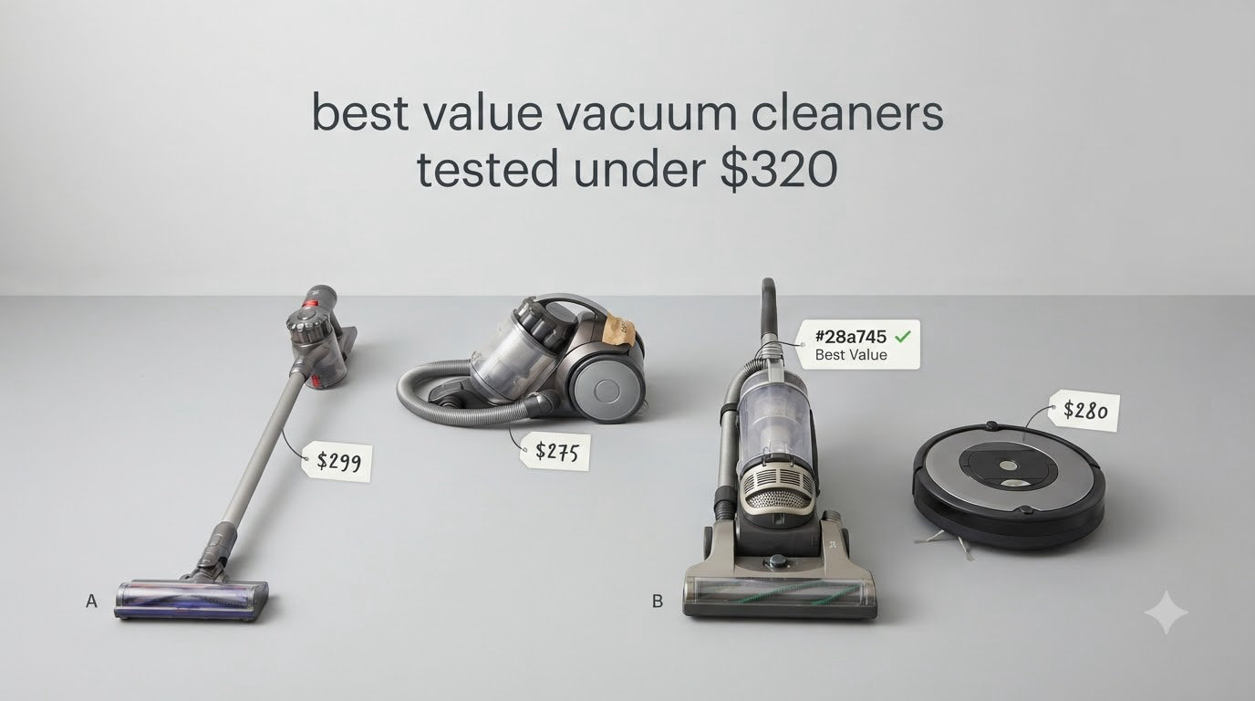best value vacuum cleaners tested under $320