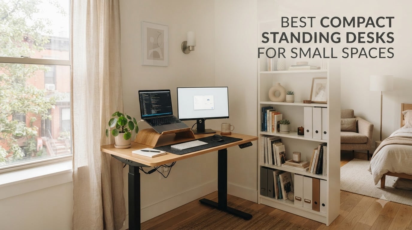 best compact standing desks for small spaces
