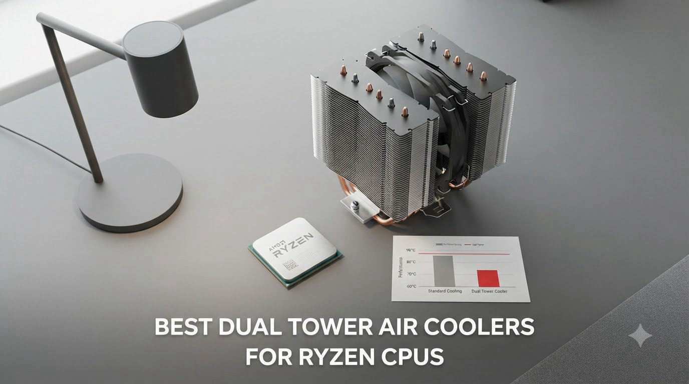 best dual tower air coolers for ryzen cpus