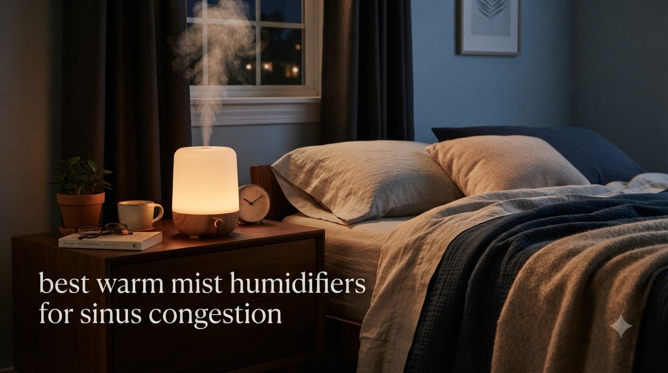 best warm mist humidifiers for sinus congestion