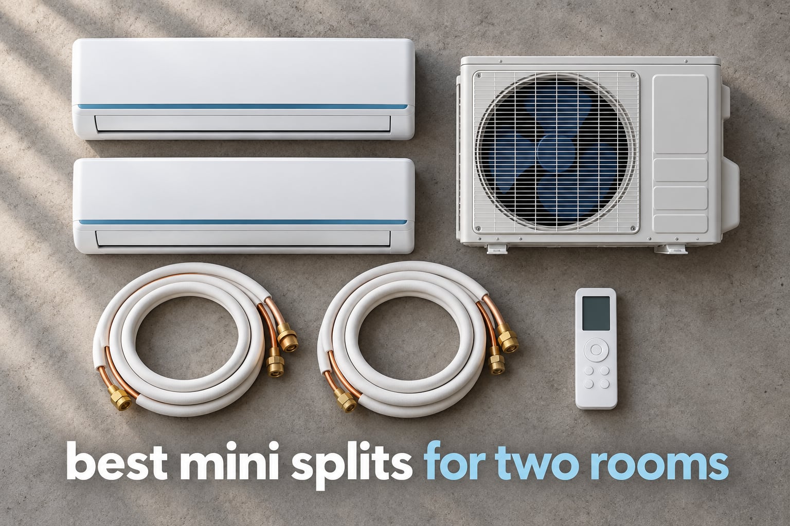 best mini splits for two rooms