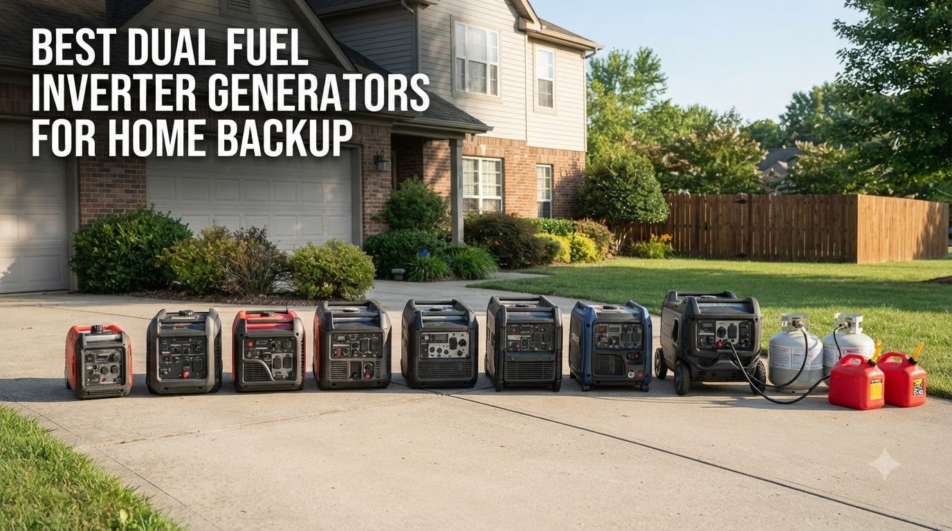 best dual fuel inverter generators for home backup