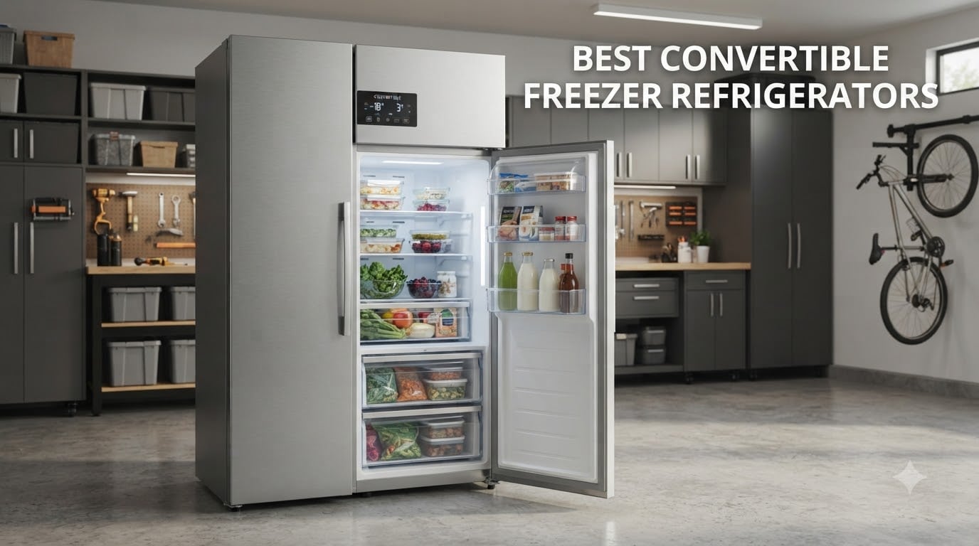 best convertible freezer refrigerators