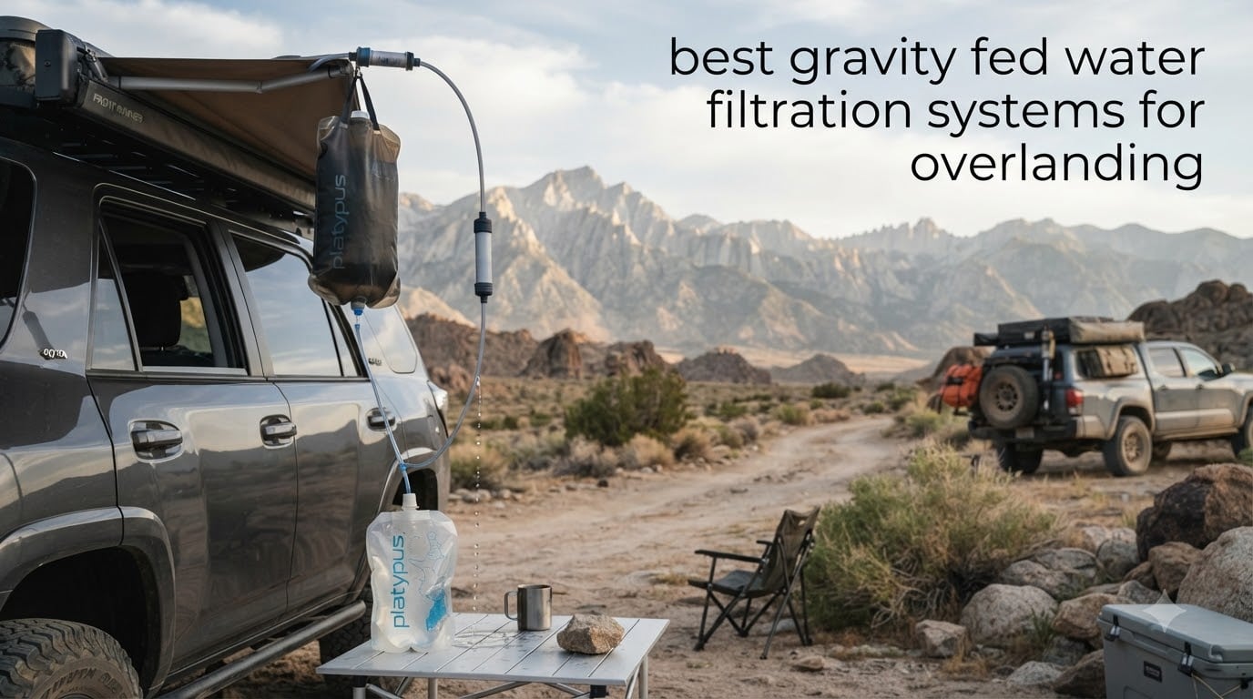 best gravity fed water filtration systems for overlanding