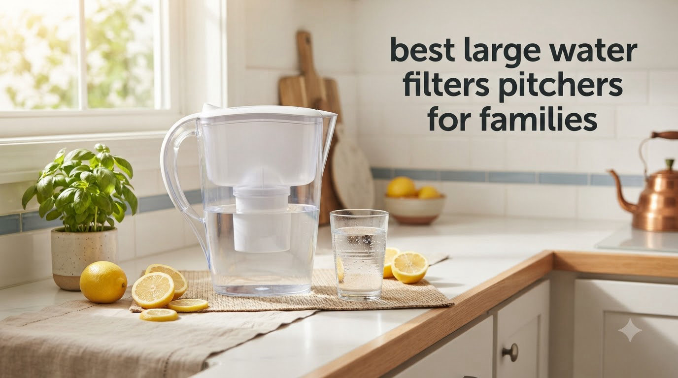 best large water filters pitchers for families
