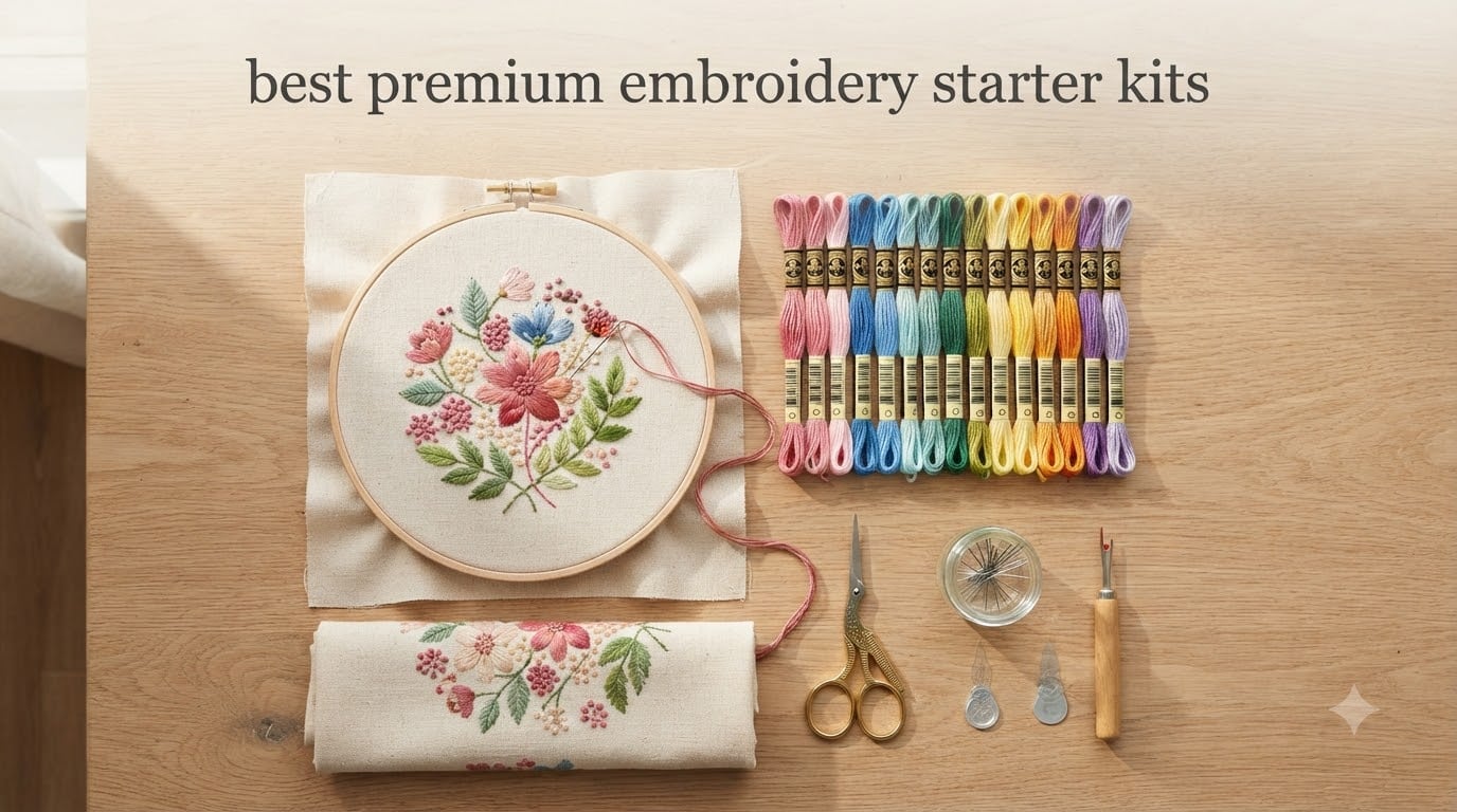best premium embroidery starter kits
