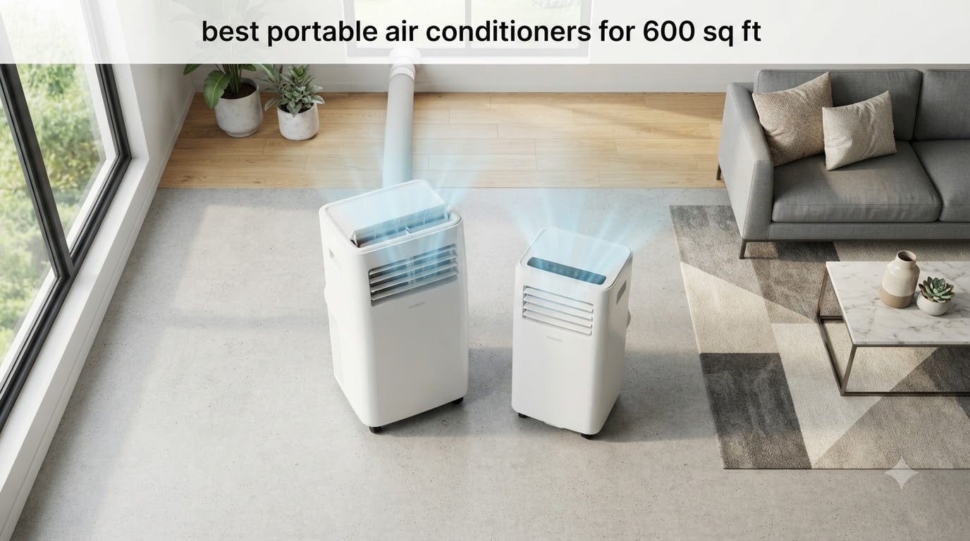 best portable air conditioners for 600 sq ft