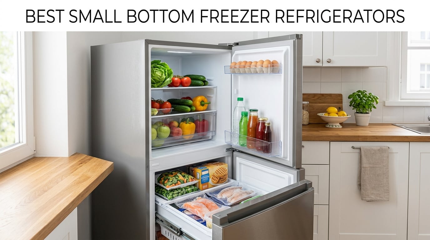 best small bottom freezer refrigerators