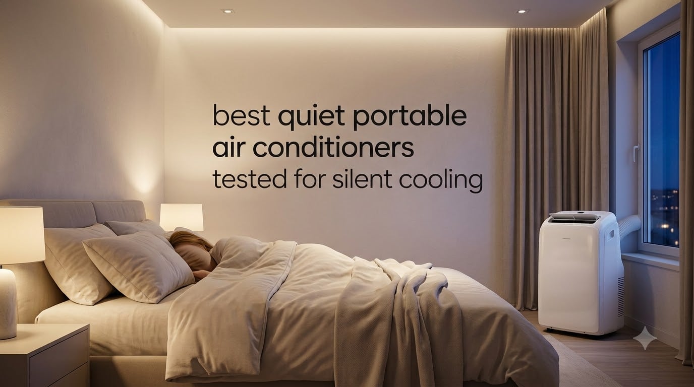 best quiet portable air conditioners tested for silent cooling