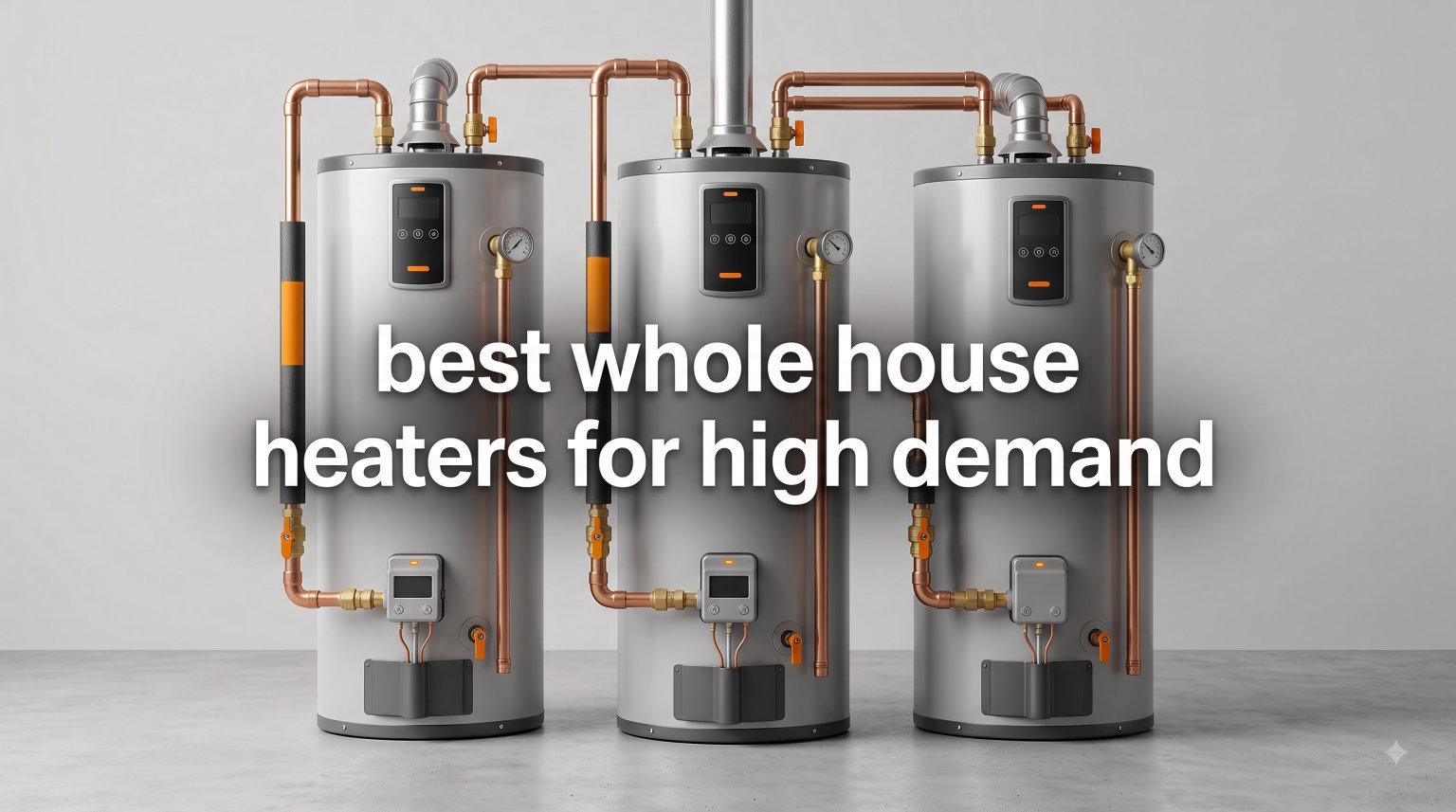 best whole house water heaters for high demand