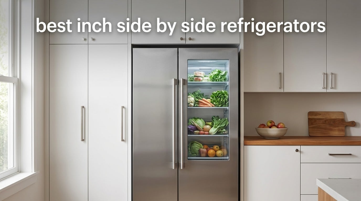 best 42 inch side by side refrigerators