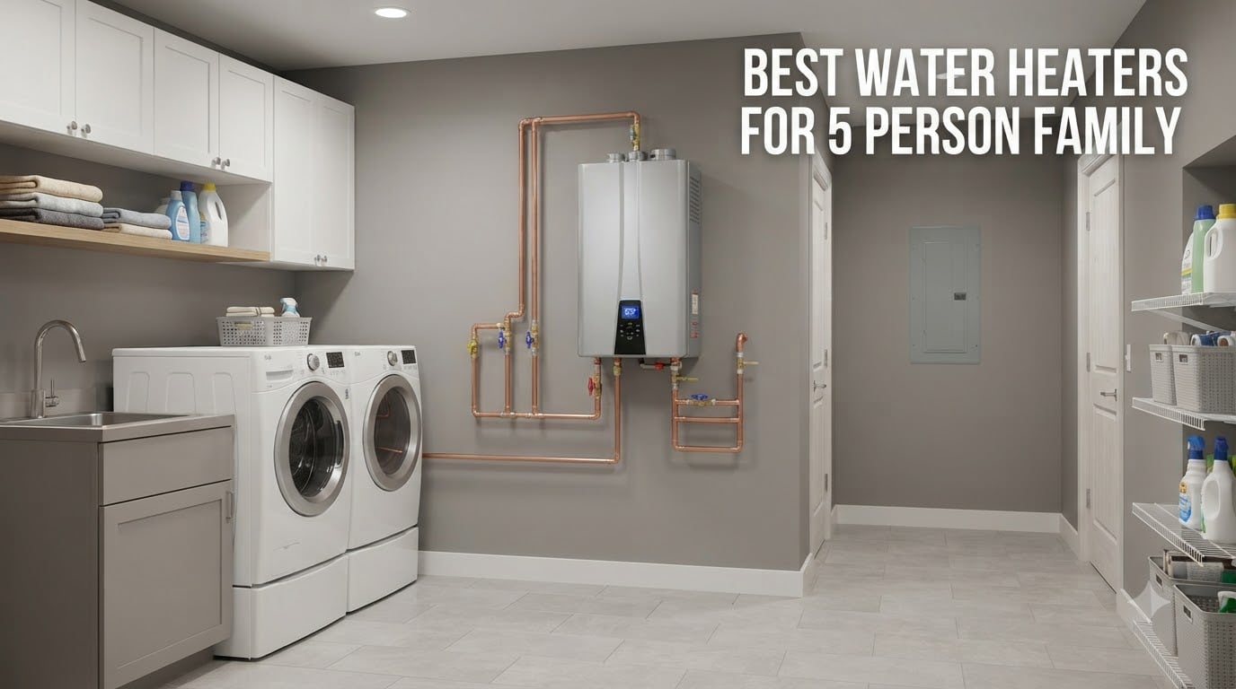 best water heaters for 5 person family