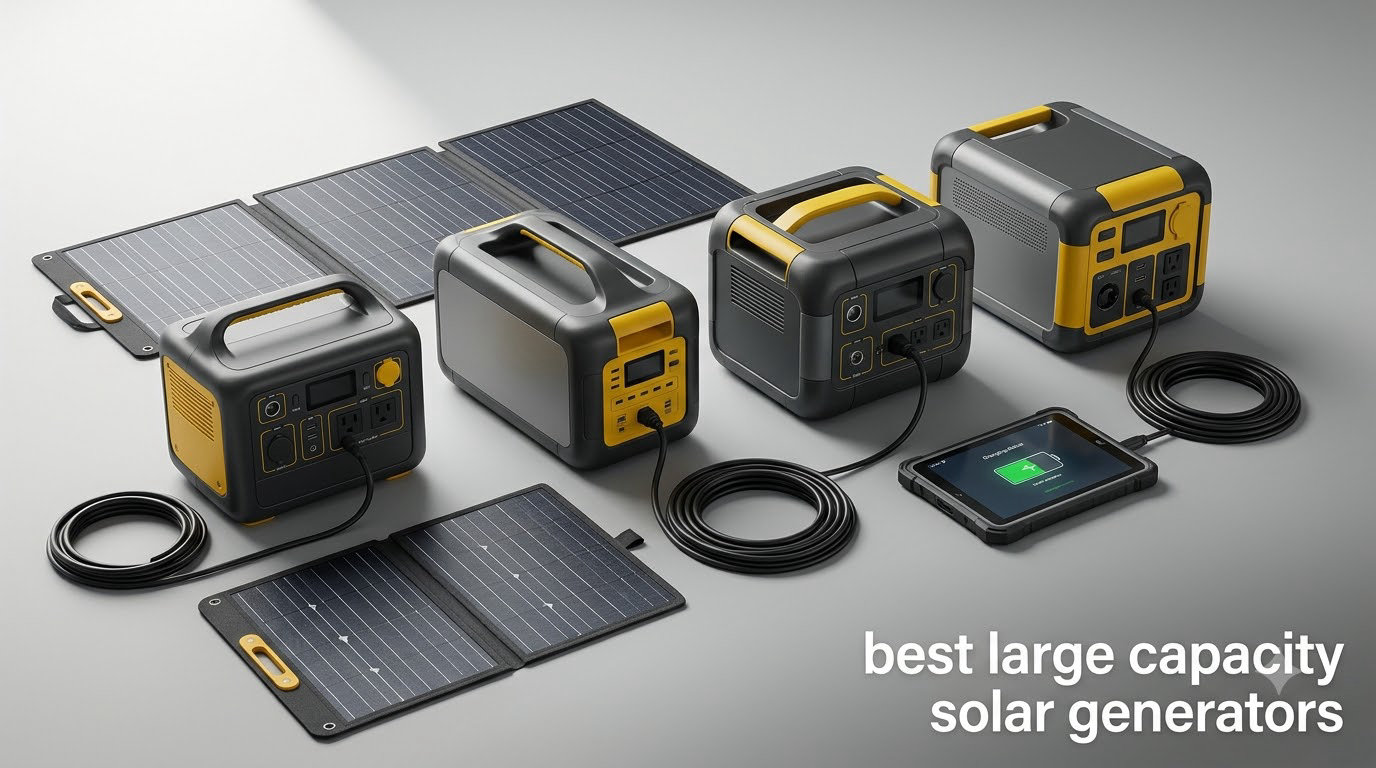 best large capacity solar generators