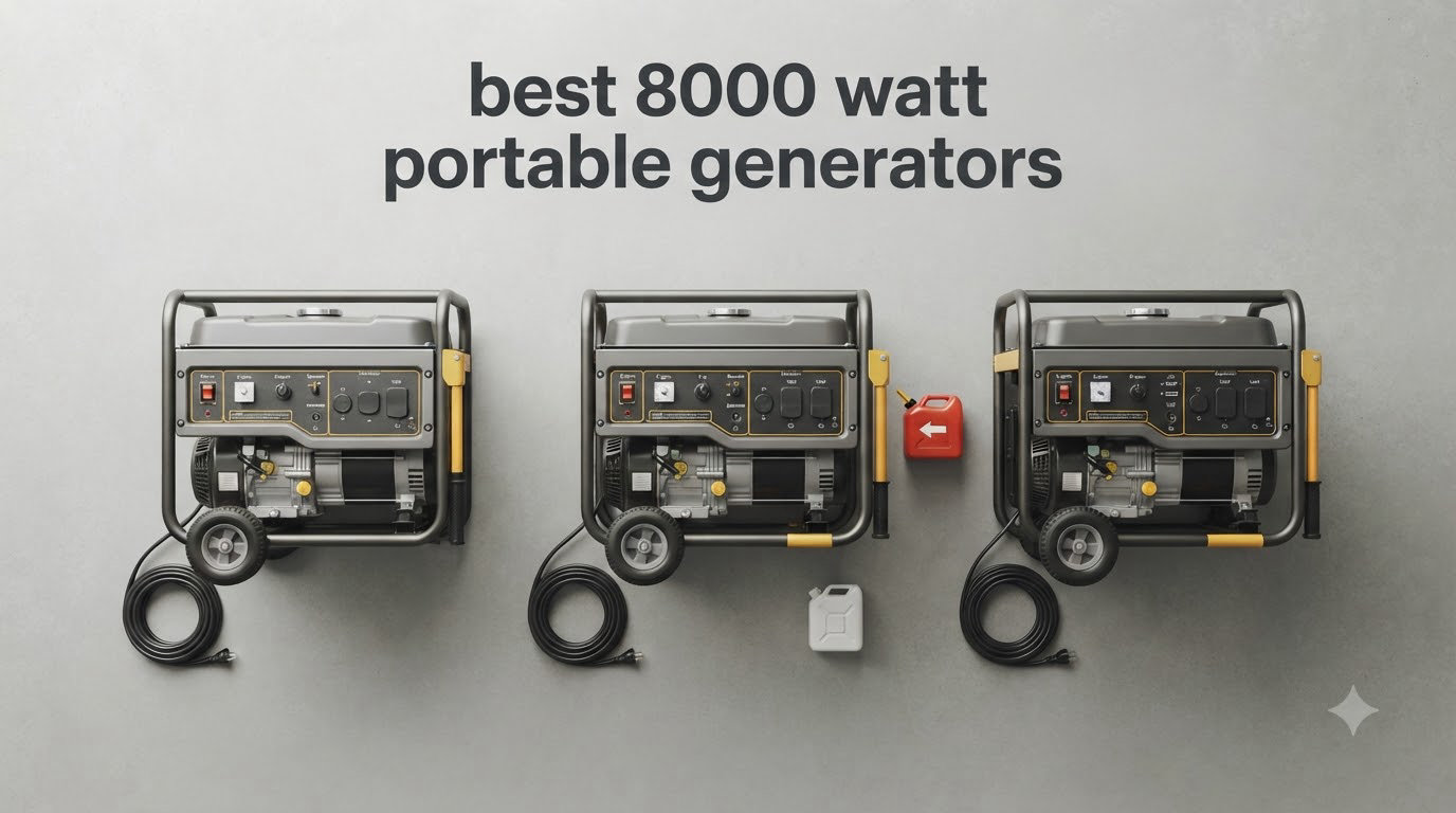 best 8000 watt portable generators