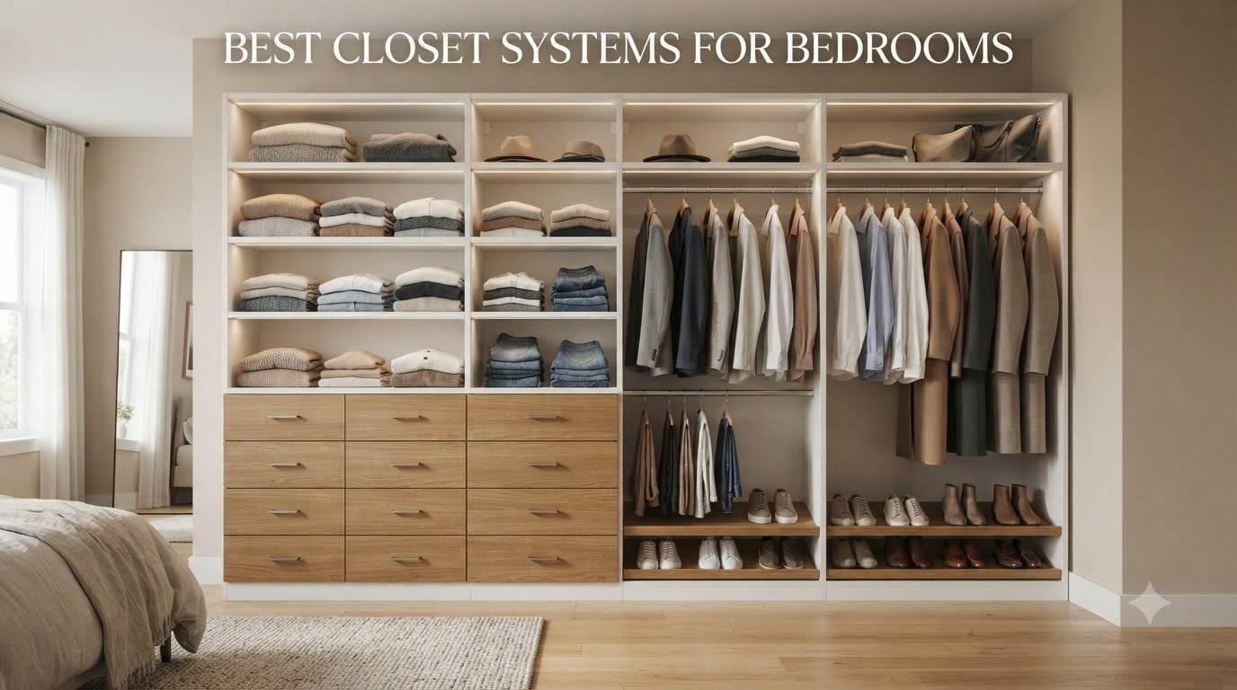 best closet systems for bedrooms
