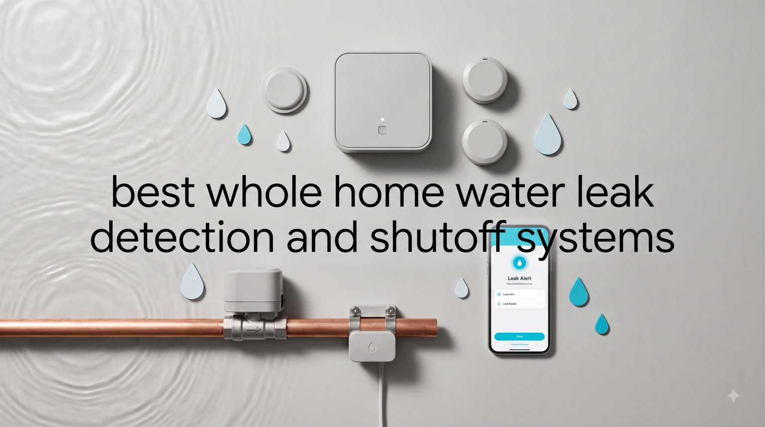 best whole home water leak detection and shutoff systems