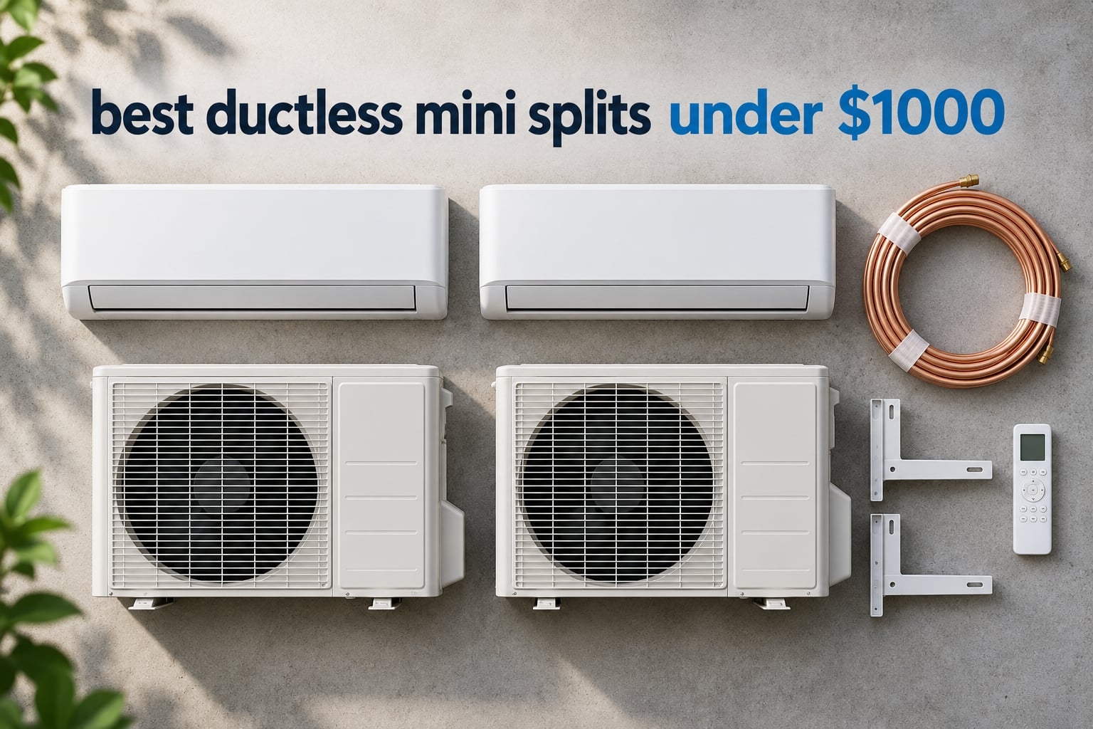 best ductless mini splits under $1000