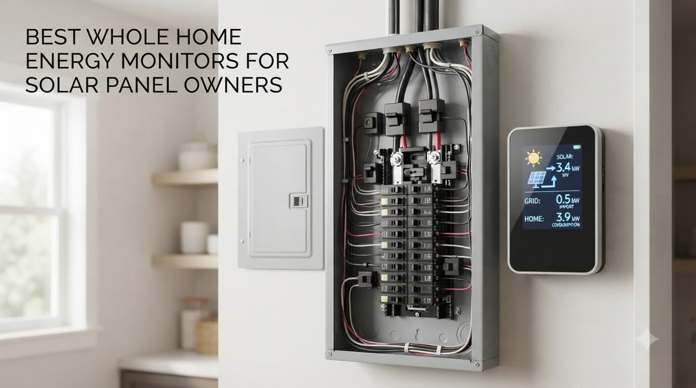 best whole home energy monitors for solar panel owners