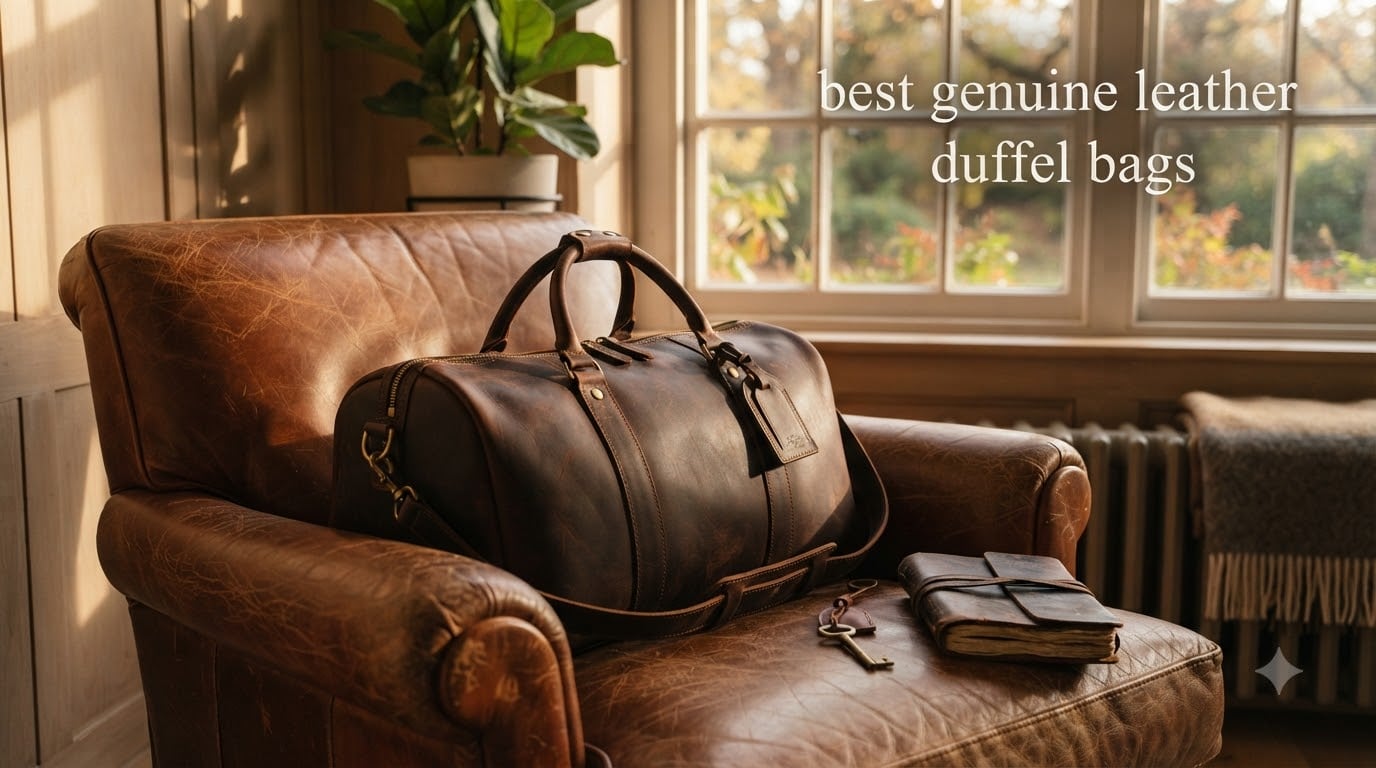 best genuine leather duffel bags