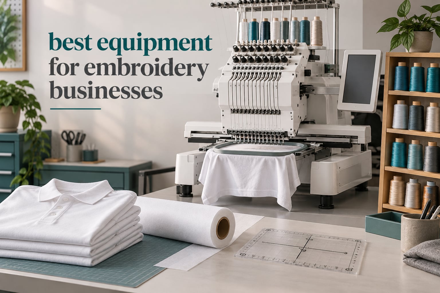 best equipment for embroidery businesses