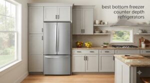 best bottom freezer counter depth refrigerators