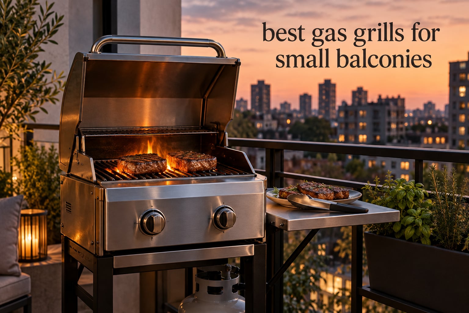 best gas grills for small balconies