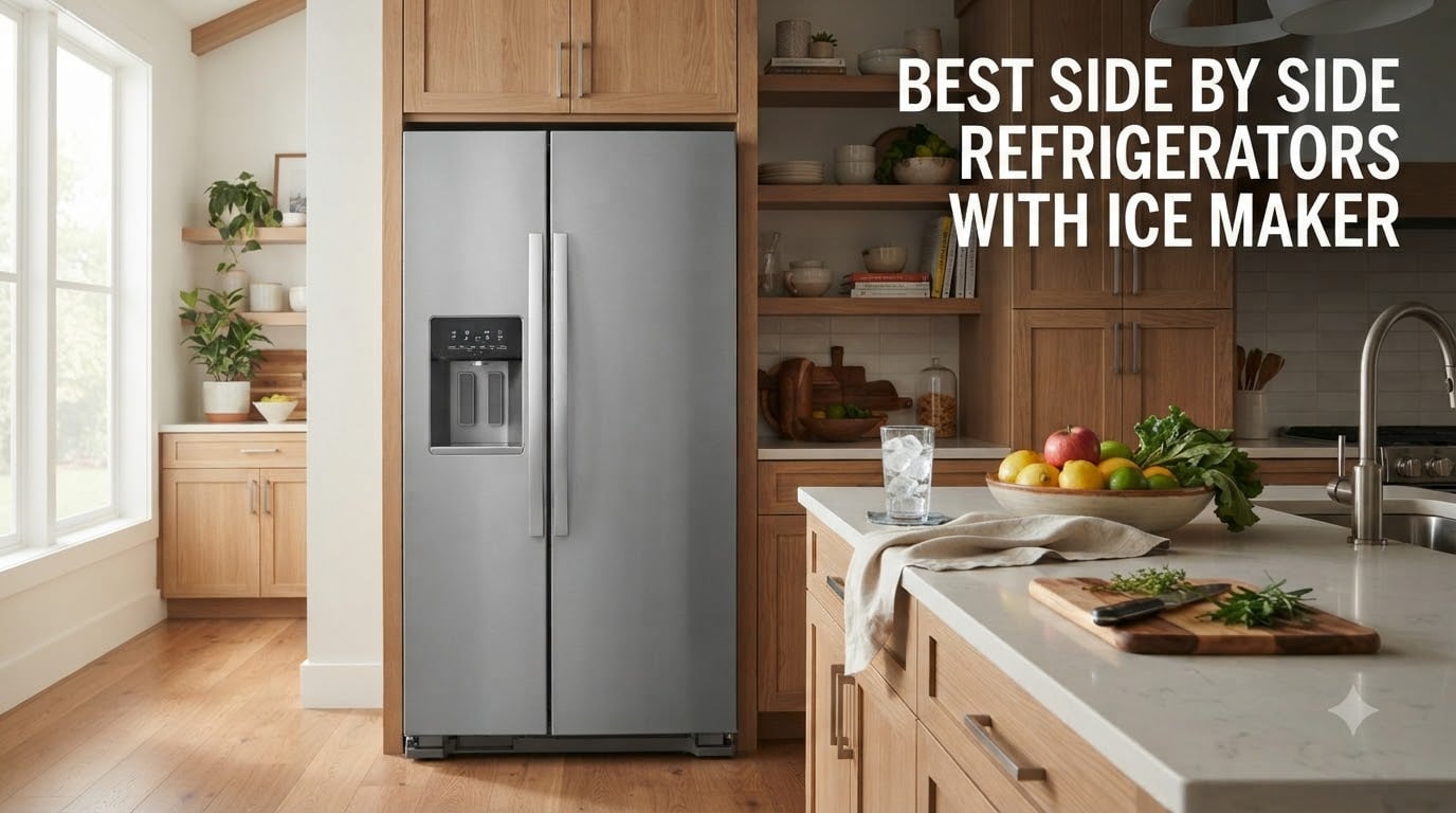 best side by side refrigerators with ice maker