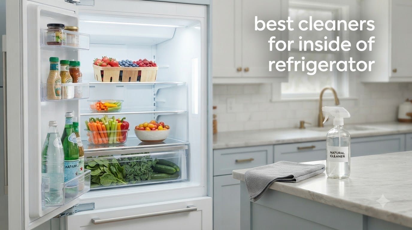 best cleaners for inside of refrigerator