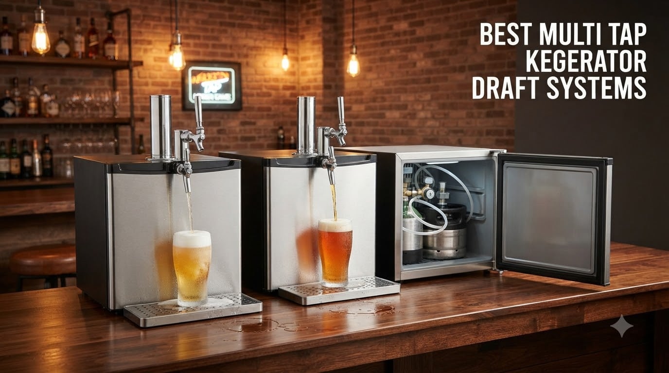 best multi tap kegerator draft systems