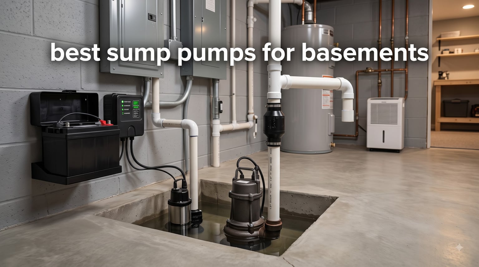 best sump pumps for basements