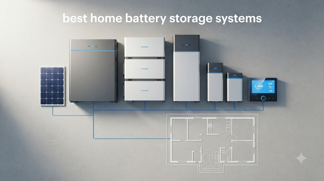 best home battery storage systems