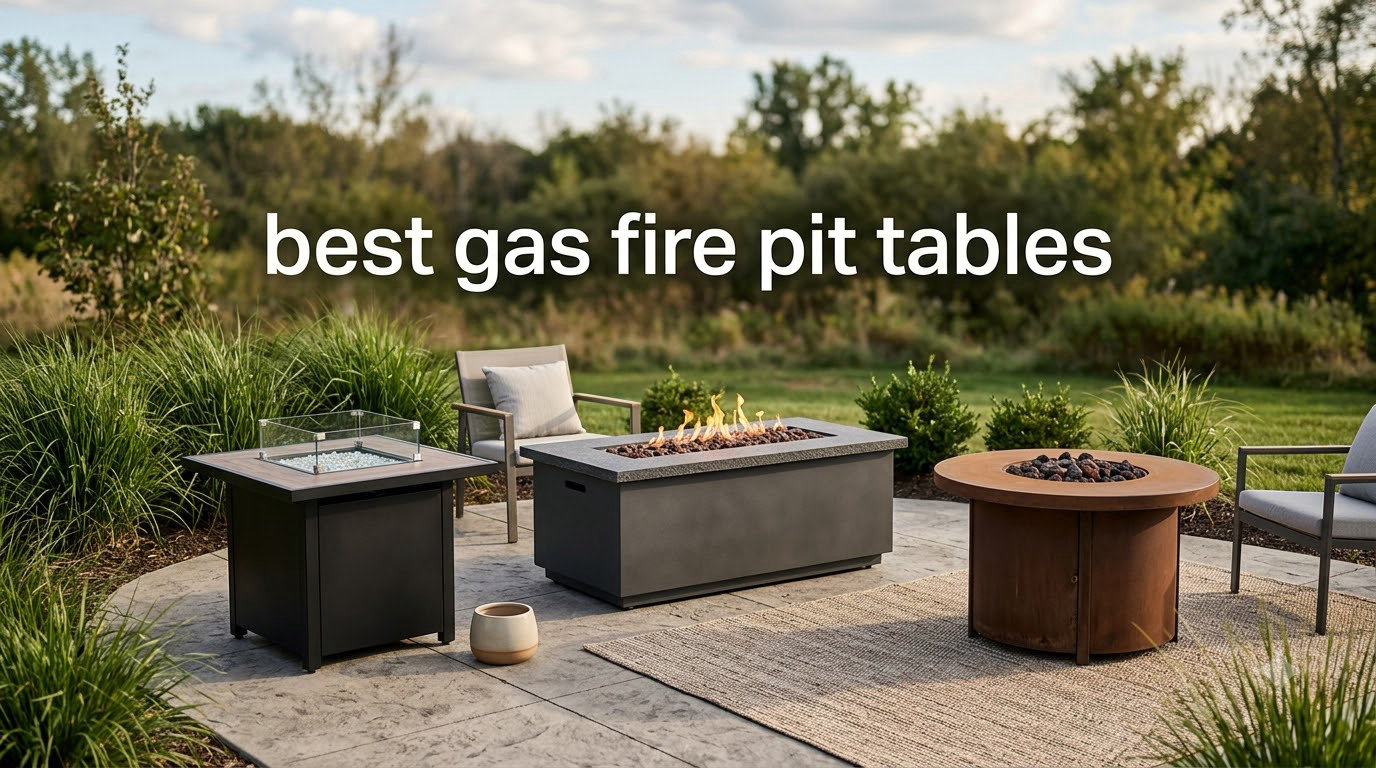best gas fire pit tables