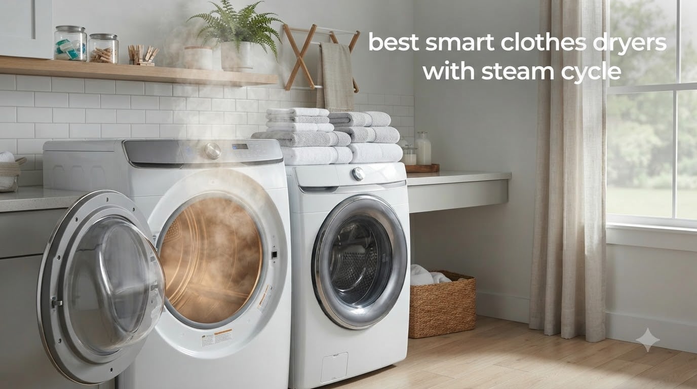 best smart clothes dryers with steam cycle