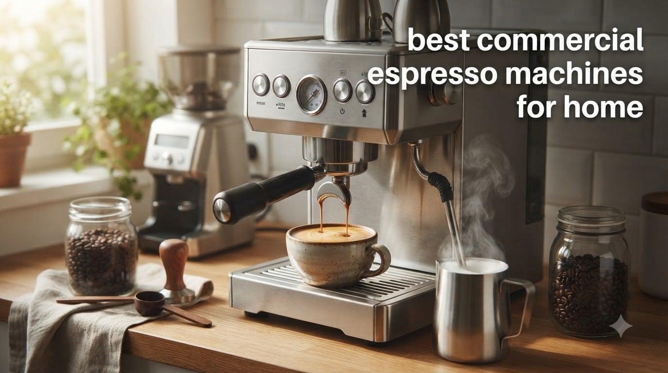 best commercial espresso machines for home
