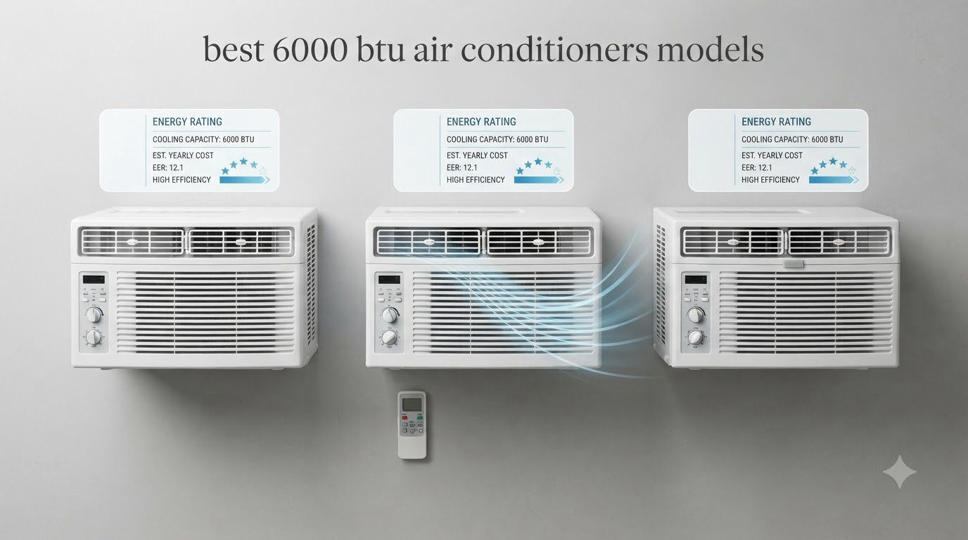 best 6000 btu air conditioners models