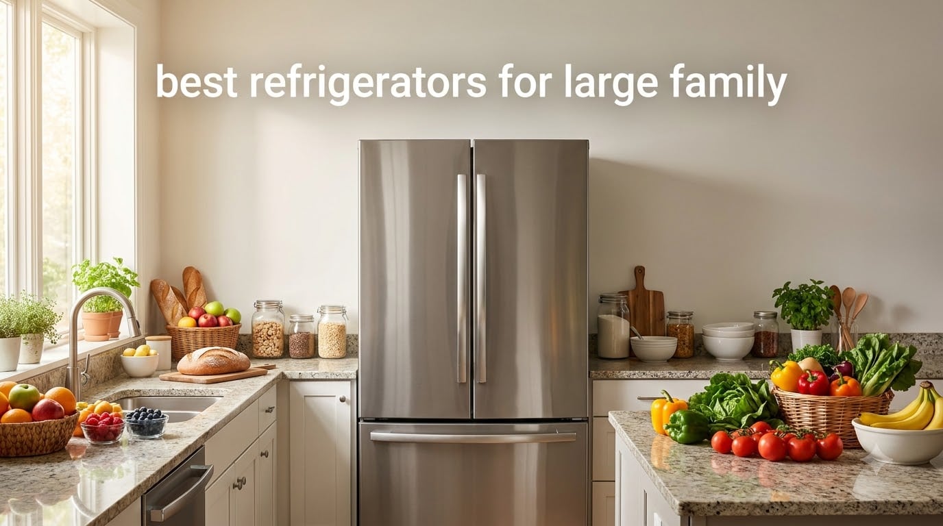 best refrigerators for large family