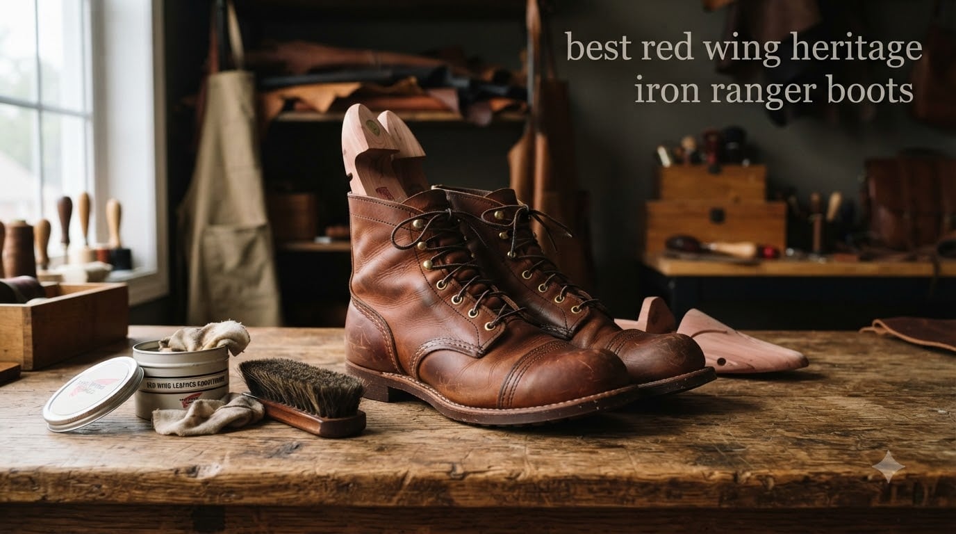 best red wing heritage iron ranger boots