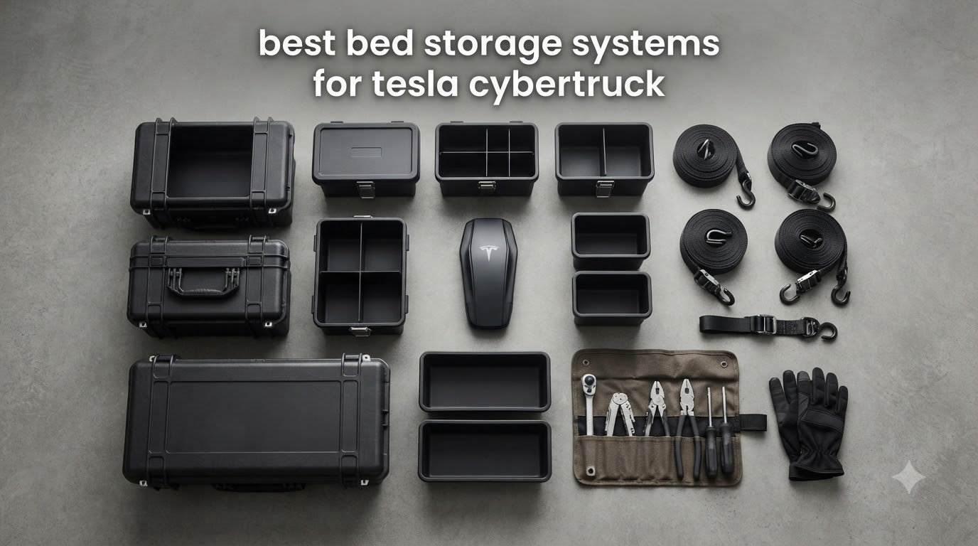 best bed storage systems for tesla cybertruck